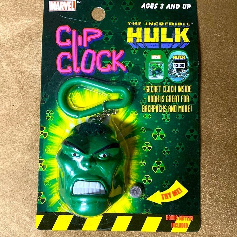 The Incredible Hulk marvel universe The Hulk Clip clock purse clip keychain bag